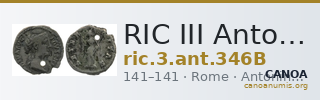 RIC III Antoninus Pius 346B — CANOA