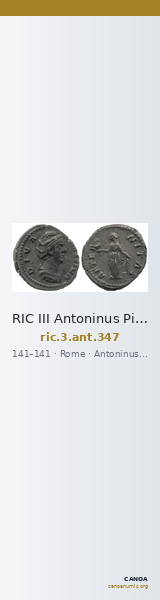 RIC III Antoninus Pius 347 — CANOA