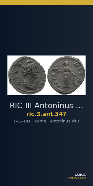 RIC III Antoninus Pius 347 — CANOA