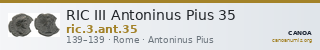 RIC III Antoninus Pius 35 — CANOA