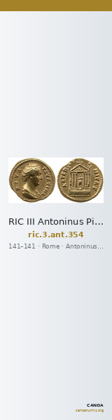 RIC III Antoninus Pius 354 — CANOA