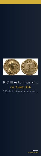 RIC III Antoninus Pius 354 — CANOA