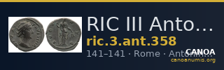 RIC III Antoninus Pius 358 — CANOA