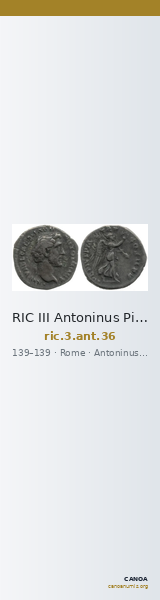 RIC III Antoninus Pius 36 — CANOA