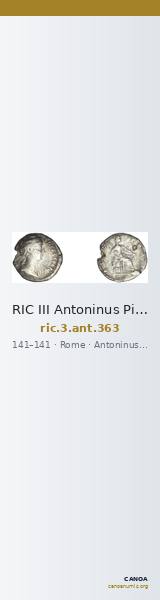 RIC III Antoninus Pius 363 — CANOA