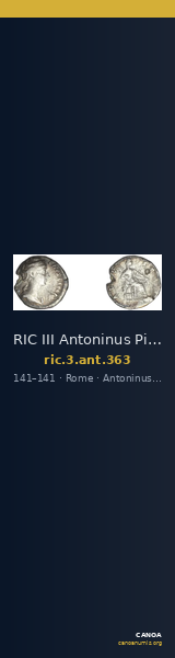 RIC III Antoninus Pius 363 — CANOA