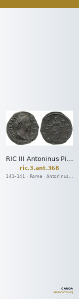 RIC III Antoninus Pius 368 — CANOA