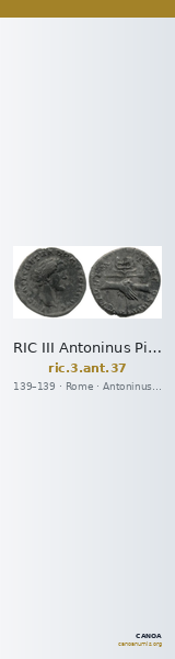 RIC III Antoninus Pius 37 — CANOA