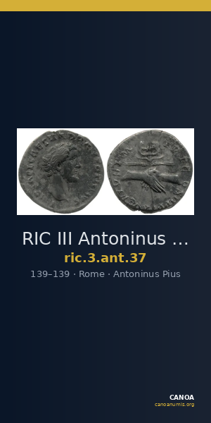 RIC III Antoninus Pius 37 — CANOA