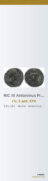 RIC III Antoninus Pius 370 — CANOA