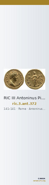 RIC III Antoninus Pius 372 — CANOA