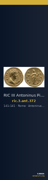 RIC III Antoninus Pius 372 — CANOA