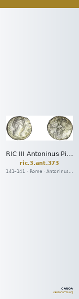 RIC III Antoninus Pius 373 — CANOA