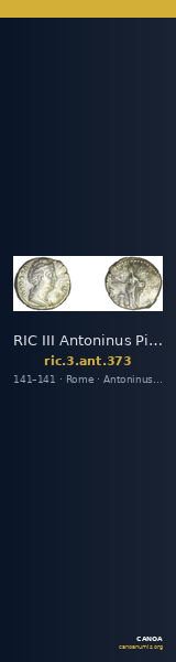 RIC III Antoninus Pius 373 — CANOA