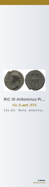 RIC III Antoninus Pius 375 — CANOA