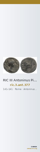 RIC III Antoninus Pius 377 — CANOA