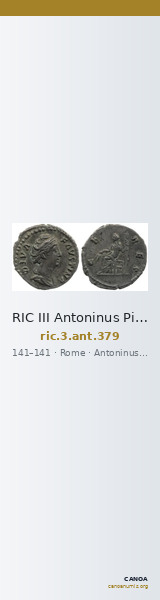 RIC III Antoninus Pius 379 — CANOA