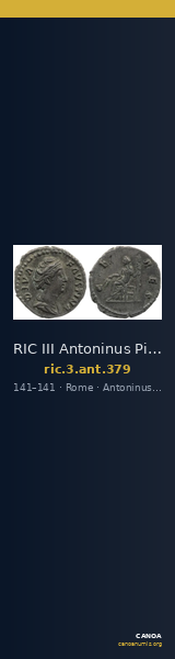 RIC III Antoninus Pius 379 — CANOA