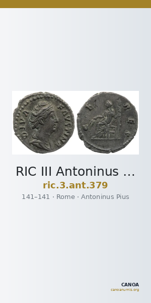RIC III Antoninus Pius 379 — CANOA