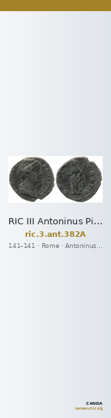 RIC III Antoninus Pius 382A — CANOA