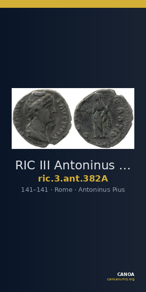 RIC III Antoninus Pius 382A — CANOA