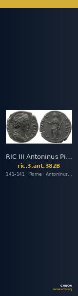 RIC III Antoninus Pius 382B — CANOA