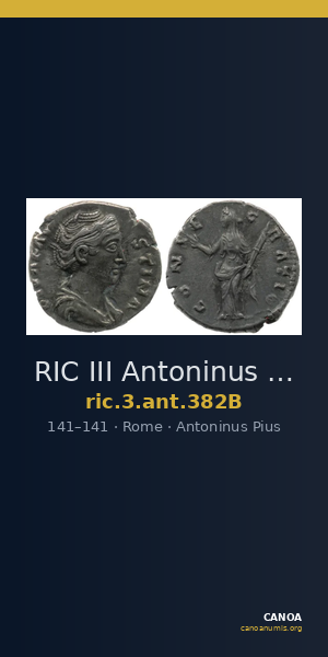 RIC III Antoninus Pius 382B — CANOA