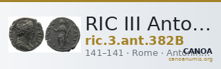 RIC III Antoninus Pius 382B — CANOA