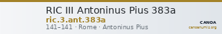 RIC III Antoninus Pius 383a — CANOA