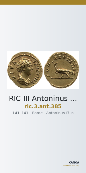 RIC III Antoninus Pius 385 — CANOA