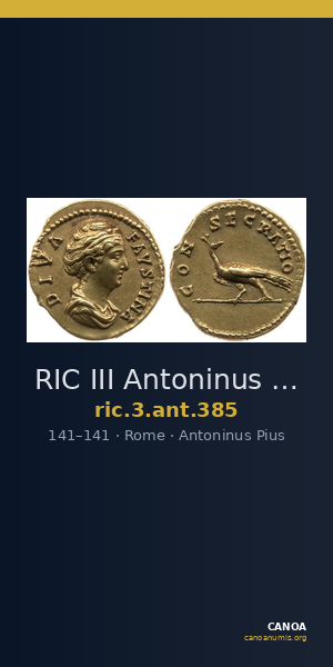 RIC III Antoninus Pius 385 — CANOA