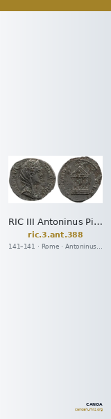 RIC III Antoninus Pius 388 — CANOA