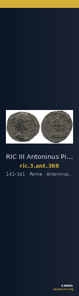 RIC III Antoninus Pius 388 — CANOA
