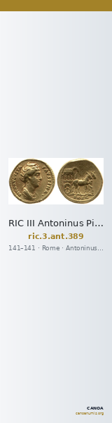 RIC III Antoninus Pius 389 — CANOA