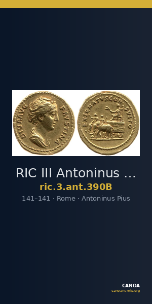 RIC III Antoninus Pius 390B — CANOA