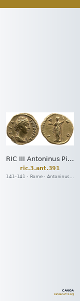 RIC III Antoninus Pius 391 — CANOA