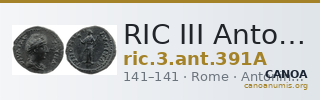 RIC III Antoninus Pius 391A — CANOA