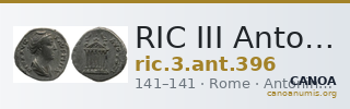 RIC III Antoninus Pius 396 — CANOA