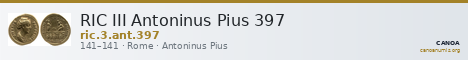 RIC III Antoninus Pius 397 — CANOA