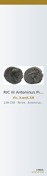 RIC III Antoninus Pius 3A — CANOA