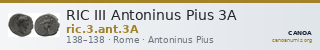 RIC III Antoninus Pius 3A — CANOA