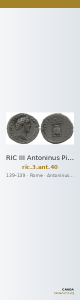 RIC III Antoninus Pius 40 — CANOA
