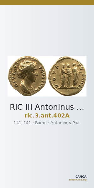 RIC III Antoninus Pius 402A — CANOA