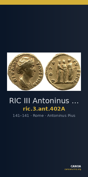 RIC III Antoninus Pius 402A — CANOA