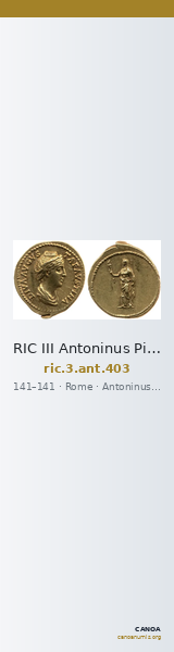 RIC III Antoninus Pius 403 — CANOA