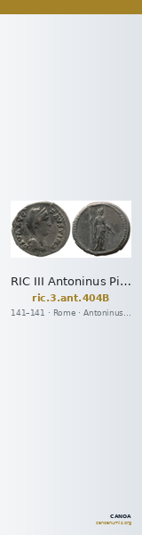 RIC III Antoninus Pius 404B — CANOA