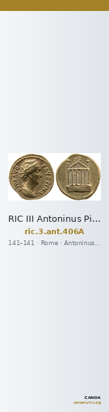 RIC III Antoninus Pius 406A — CANOA