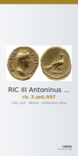 RIC III Antoninus Pius 407 — CANOA