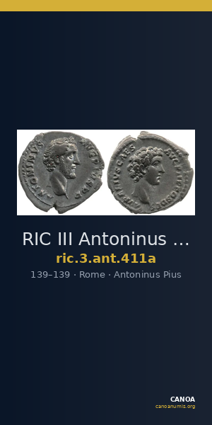 RIC III Antoninus Pius 411a — CANOA