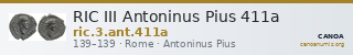 RIC III Antoninus Pius 411a — CANOA